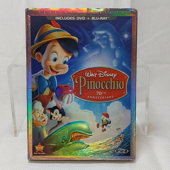 Pinocchio 70thAnnvsry Platinum Edition Blu-ray+DVD - Picture 1 of 8